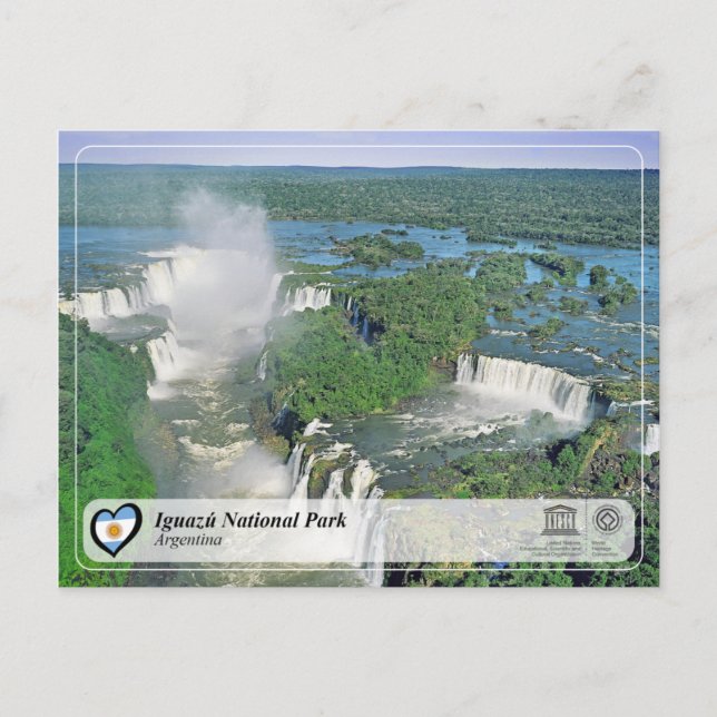 Carte Postale WHS UNESCO - Parc national d'Iguazu (Devant)