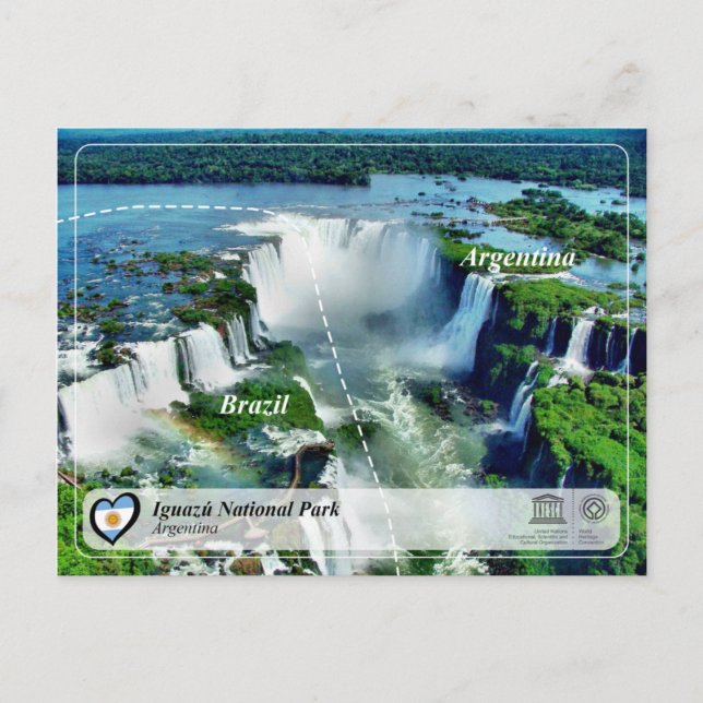 Carte Postale WHS UNESCO - Parc national d'Iguazu (Devant)