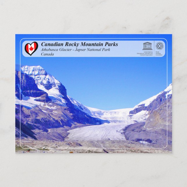 Carte Postale WHS UNESCO - Parc national du Jasper (Devant)