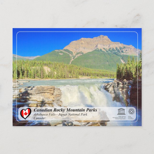 Carte Postale WHS UNESCO - Parc national du Jasper (Devant)