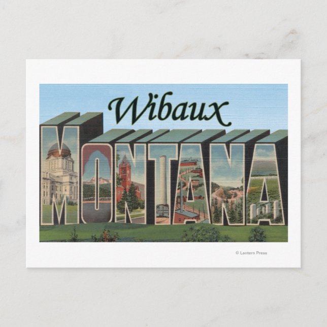 Carte Postale Wibaux, Montana (Devant)