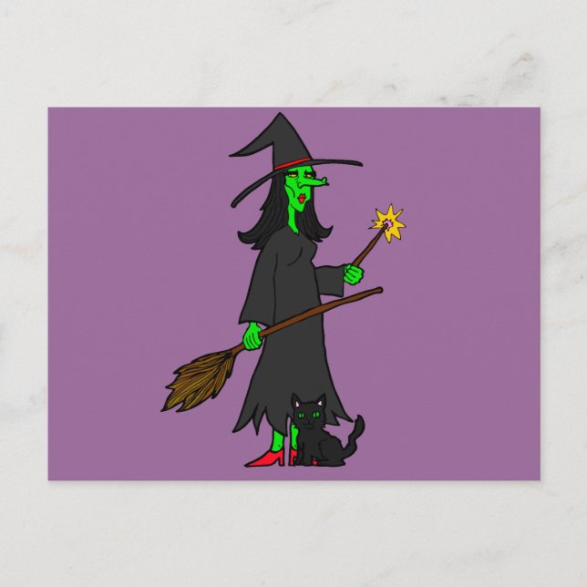 Carte Postale Wicked Witch (Devant)