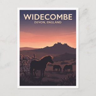 Carte Postale Widecombe-in-the-Moor Royaume-Uni Voyage