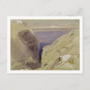 Carte Postale Wied Zurrik, Malte, 10 h, 11 mars (avec, stylo, b