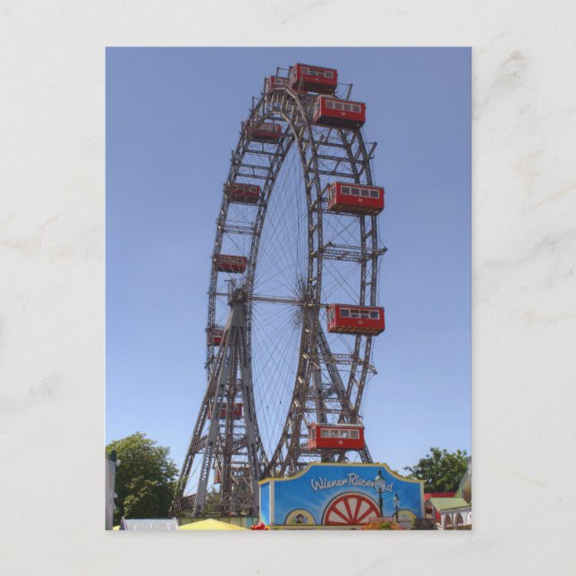 Carte Postale Wiener Riesenrad (Devant)