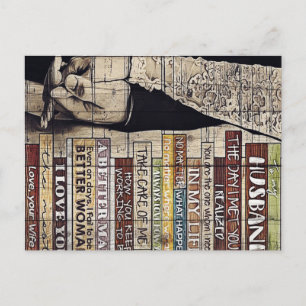 Carte Postale Wife To My Husband Letter   New Home Decor