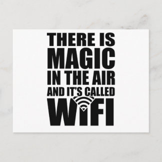 Carte Postale Wifi magique