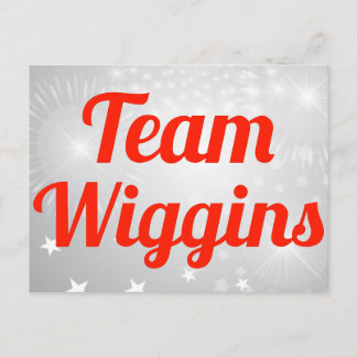 Carte Postale Wiggins d'équipe