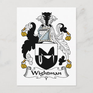 Carte Postale Wightman Family Crest