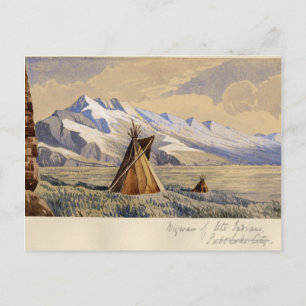 Carte Postale Wigwam des Indiens Ute, Salt Lake City