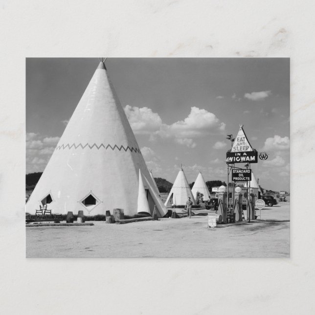Carte Postale Wigwam Village, Cave City, Kentucky : 1940 (Devant)