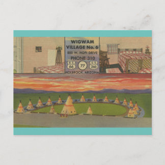 Carte Postale Wigwam Village Motel Route 66 Holbrook, Arizona