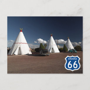 Carte Postale Wigwam Village Motel Route 66 Holbrook, Arizona Po