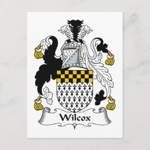 Carte Postale Wilcox Family Crest