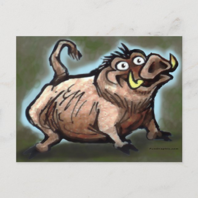 Carte Postale Wild Hog (Devant)