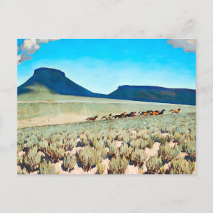 Carte Postale « Wild Horse Country » par Maynard Dixon