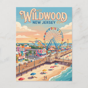 Carte Postale Wildwood, New Jersey