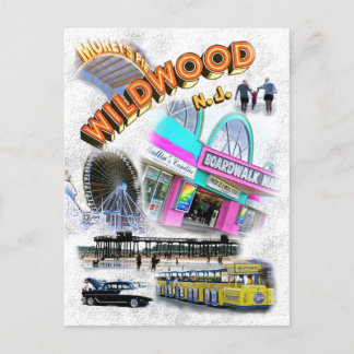 Carte Postale Wildwood, New Jersey Boardwalk Postcard
