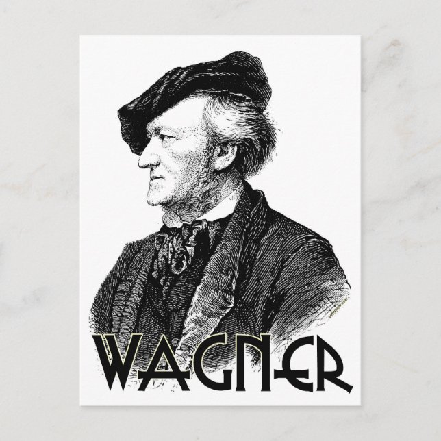 Carte Postale Wilhelm Richard Wagner (Devant)