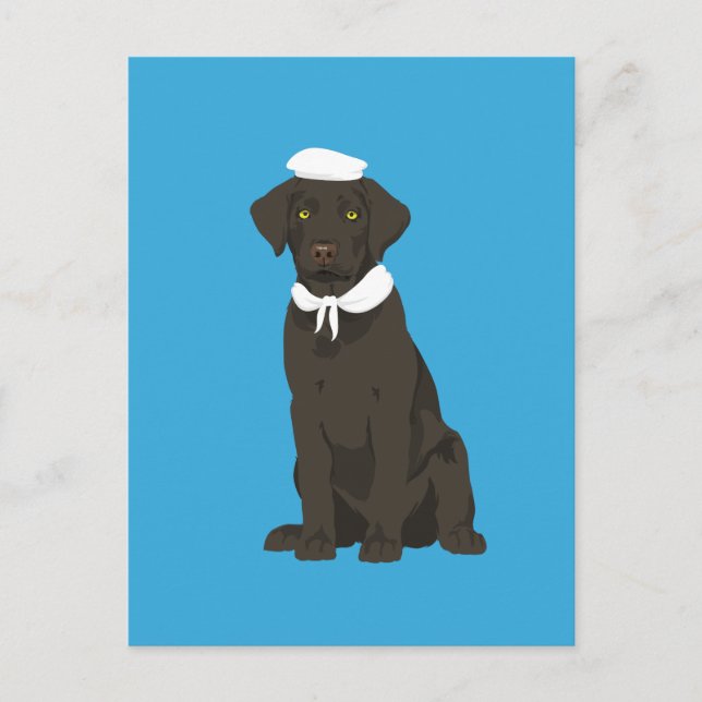 Carte Postale Will the Brown Labrador Retriever (Devant)