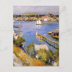 Carte Postale Willard Metcalf, Port de Gloucester, Soleil