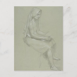 Carte Postale William-Adolphe Bouguereau (1825-1905) - Étude de