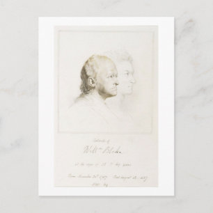 Carte Postale William Blake (1757-1827) dans Youth and Age (grap