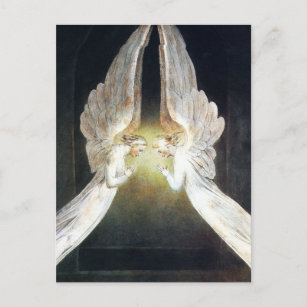 Carte postale William Blake Angels