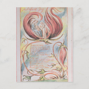 Carte Postale William Blake   Chansons d'innocence; Jeunes enfan