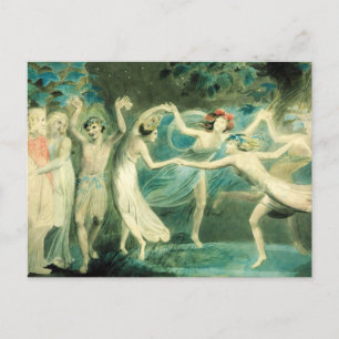 Carte Postale William Blake Midsummer Night's Dream Postcard