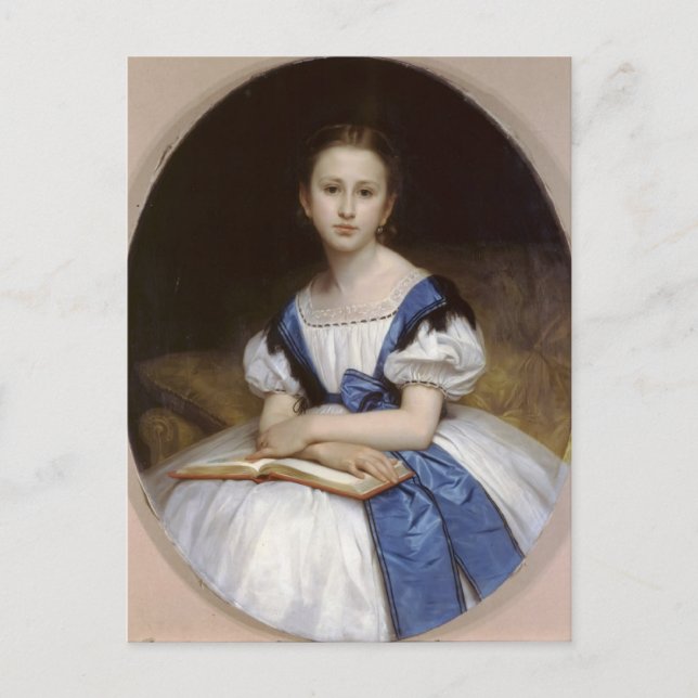 Carte Postale William Bouguereau - Portrait de Mlle Brissac (Devant)