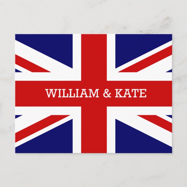 Carte Postale William & Catherine | Le Mariage royal (Devant)