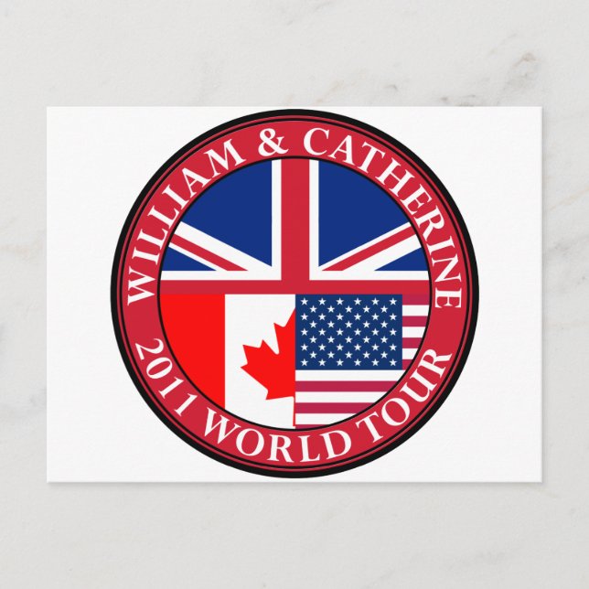Carte Postale William et Catherine (Devant)