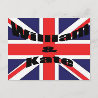 Carte Postale William et Kate
