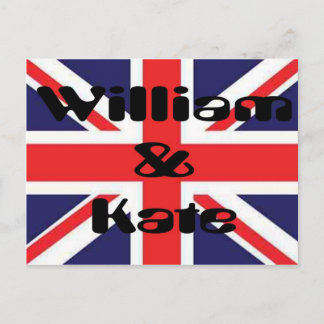 Carte Postale William et Kate