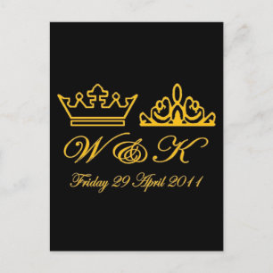 Carte Postale William et Kate Mariage royal