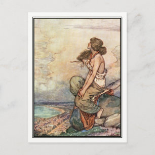 Carte Postale William Heath Robinson - A Song of the English