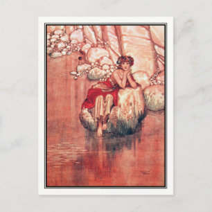 Carte Postale William Heath Robinson - The Water Baby