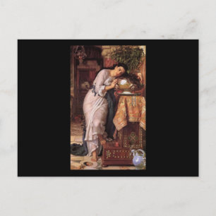 Carte Postale William Holman Hunt Isabella et le Pot de Basil
