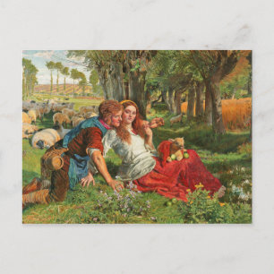 Carte Postale William Holman Hunt, Le Berger Hireling, Aimants