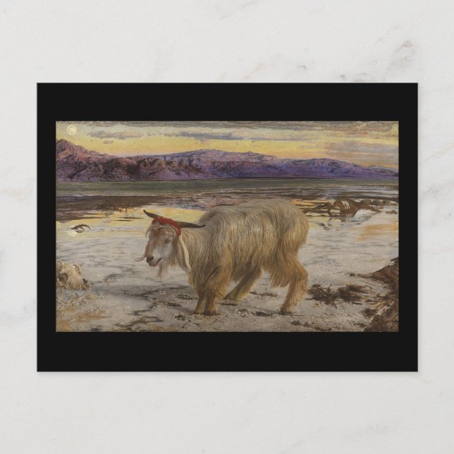 Carte Postale William Holman Hunt Le bouc émissaire (Devant)