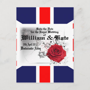 Carte Postale William & Kate Royal Mariage Objets de collection 