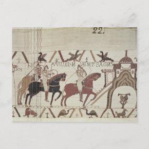 Carte Postale William le Conquérant arrive à Bayeux