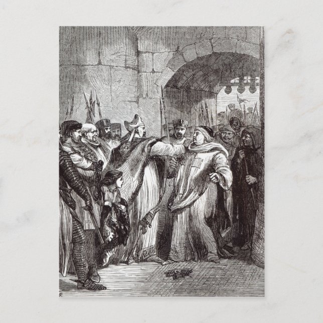 Carte Postale William Longchamp et Hugh de Pudsey (Devant)