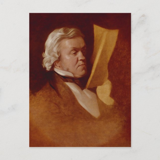 Carte Postale William Makepeace Thackeray, vers 1864 (Devant)