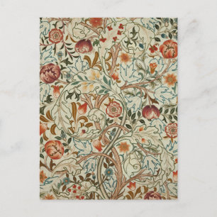 Carte Postale William Morris Acanthus Broderie Motif Floral