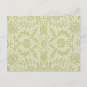 Carte Postale William Morris Borge Mariage Soft Green