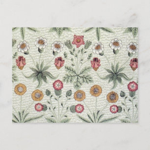 Carte Postale William Morris Daisy Floral Fond d'écran Motif