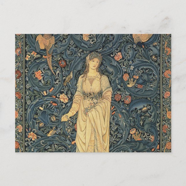Carte Postale William Morris Flora (Devant)