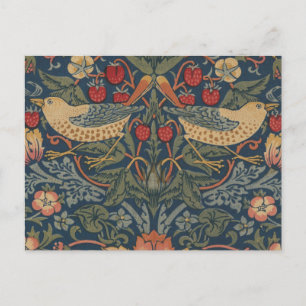 Carte Postale William Morris Fraise Voleurs Oiseaux
